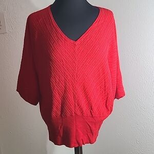 Lane Bryant Red Pullover Sweater, Size 14/16, NWOT